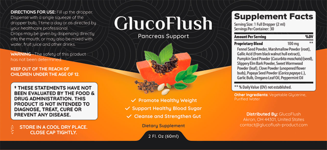 GlucoFlush-Nutrition-label