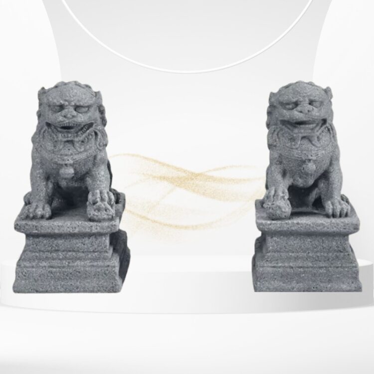 BioWave Prosperity Stone Lions