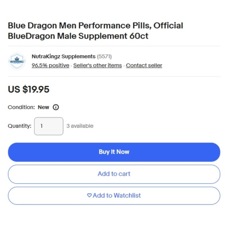 Blue Dragon Male Enhancement - Image 2