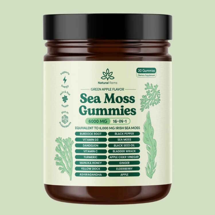 Natural Rems Sea Moss Gummies