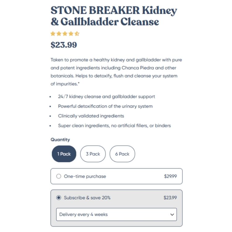 Stone Breaker Kidney & Gallbladder Cleanse - Image 2