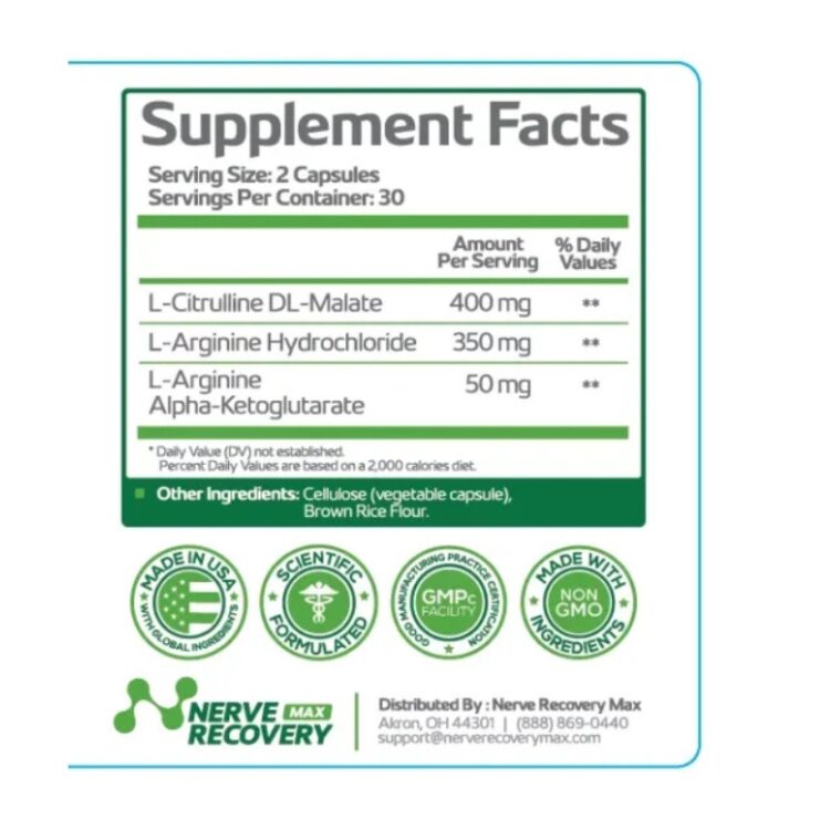 Nerve NO2 Supplement - Image 2